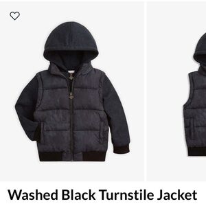 Warm Black Hooded Jacket